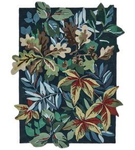 Robin's Wood Rug by Sanderson Forest Green