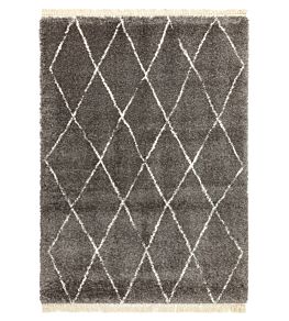 Rocco Diamond Rug by Asiatic Grey