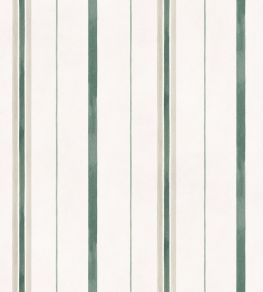 Rolling Stripes Wallpaper by Coordonne Mint
