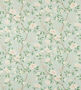 Romey's Garden Wallpaper by Zoffany Sea Green