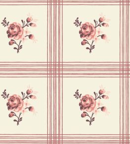 Rose Wallpaper by Langelid Von Bromssen Faded Red