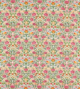 Rose Fabric by Morris & Co Boughs Green/Rose