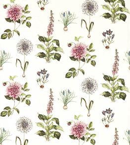 Roseraie Fabric by Clarke & Clarke Summer