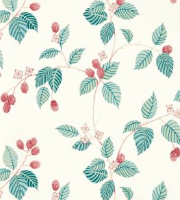 Rubus Wallpaper by Sanderson Raspberry