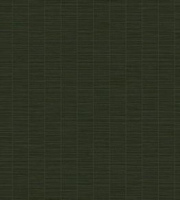 Rustic Stripe Wallpaper by Eijffinger Dark Green
