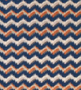Sagoma Fabric by Clarke & Clarke Midnight/Spice