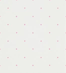 Polka Wallpaper by Sanderson Pink/Cream