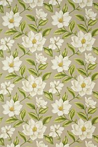 Grandiflora Fabric by Sanderson Linen/Olive