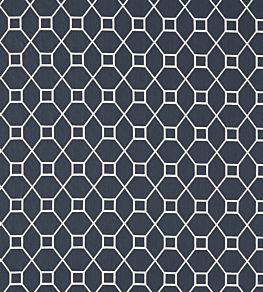 Baroque Trellis Fabric by Sanderson Indigo