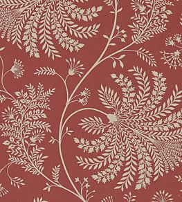 Mapperton Wallpaper by Sanderson Russet / Cream