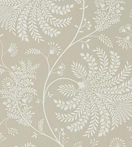 Mapperton Wallpaper by Sanderson Linen / Cream