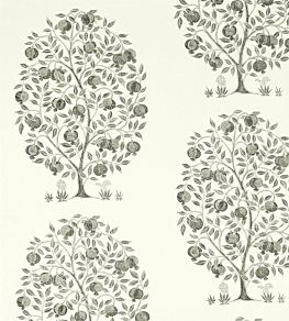 Anaar Tree Fabric by Sanderson Charcoal