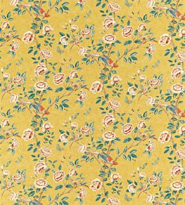 Andhara Fabric by Sanderson Saffron/Teal
