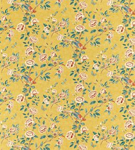 Andhara Fabric by Sanderson Saffron/Teal
