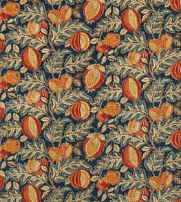 Cantaloupe Fabric by Sanderson Tumeric/Indigo