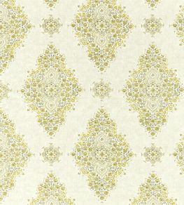 Siam Diamond Fabric by Sanderson Sumac/Grey