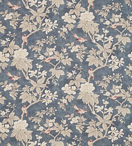 Chiswick Grove Fabric by Sanderson Indigo