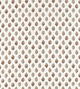 Pine Cones Fabric by Sanderson Briarwood / Cream