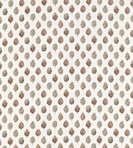 Pine Cones Fabric by Sanderson Briarwood / Cream