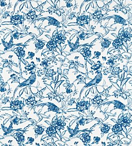 Tattershall Fabric by Sanderson Indigo
