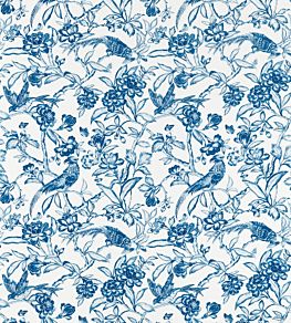 Tattershall Fabric by Sanderson Indigo