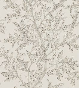 Farthing Wood Wallpaper by Sanderson Silver Grey