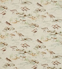 Estuary Birds Fabric by Sanderson Eggshell/Nest