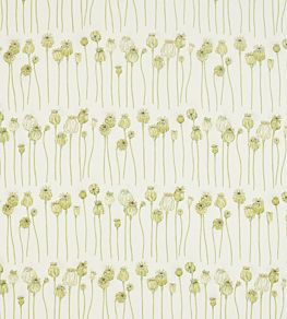 Poppy Pods Fabric by Sanderson Olive/Almond