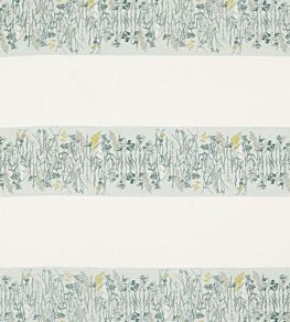 Pressed Flowers Fabric by Sanderson Mist/Linden