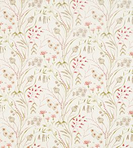 Summer Harvest Fabric by Sanderson Claret/Olive