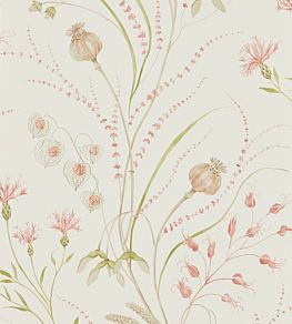 Summer Harvest Wallpaper by Sanderson Claret/Olive