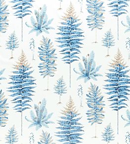Fernery Fabric by Sanderson China Blue