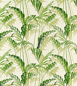 Palm House Fabric by Sanderson Botanical Green