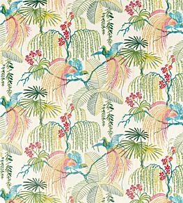 Rain Forest Embroidery Fabric by Sanderson Tropical
