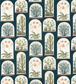 Terrariums Fabric by Sanderson Ink/Papaya