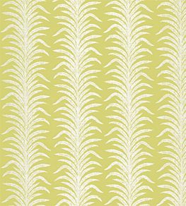 Tree Fern Weave Fabric by Sanderson Lime