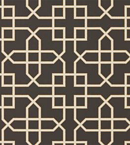 Hampton Trellis Wallpaper by Sanderson Charcoal