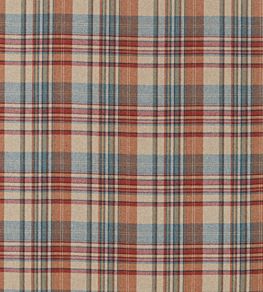 Bryndle Check Fabric by Sanderson Russet / Amber