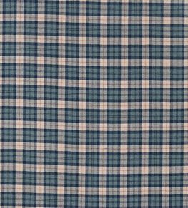 Fenton Check Fabric by Sanderson Check Teal