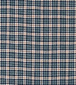 Fenton Check Fabric by Sanderson Check Teal