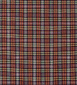 Fenton Check Fabric by Sanderson Check Russet / Amber