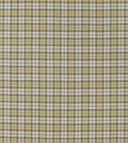 Fenton Check Fabric by Sanderson Check Caraway / Green