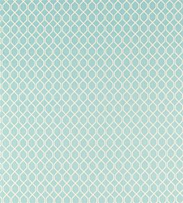 Botanic Trellis Fabric by Sanderson Blue Clay
