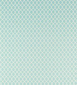 Botanic Trellis Fabric by Sanderson Blue Clay