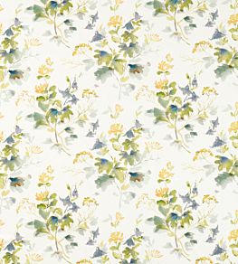 Honey Flowers Fabric by Sanderson Anise/Slate