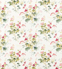 Honey Flowers Fabric by Sanderson Fuchsia/Rose