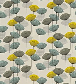 Dandelion Clocks Fabric by Sanderson Chaffinch