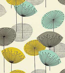 Dandelion Clocks Wallpaper by Sanderson Chaffinch