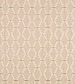 Hemsby Fabric by Sanderson Ochre