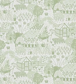 The Allotment Wallpaper by Sanderson Fennel